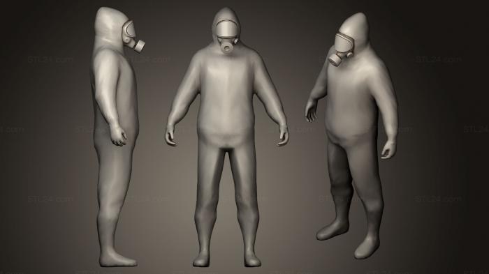 Figurines of people (Chemical Worker, STKH_0088) 3D models for cnc